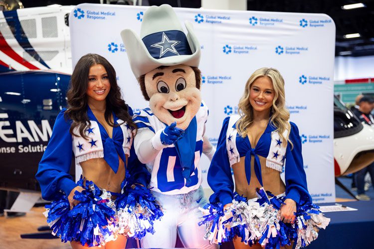 Dallas Cowboy Cheerleaders & Rowdy | Texas EMS Conference