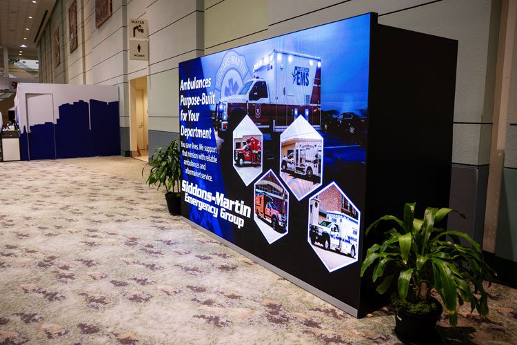 Electronic Bulletin Board at Texas EMS Conference