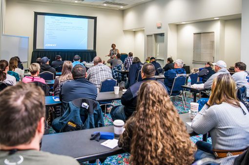 Conference attendees listening in class | Texas EMS Conference | Austin, TX