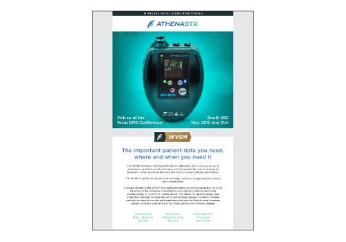 Email-Blast Email blast exhibitor advertising sample | Texas EMS Conference